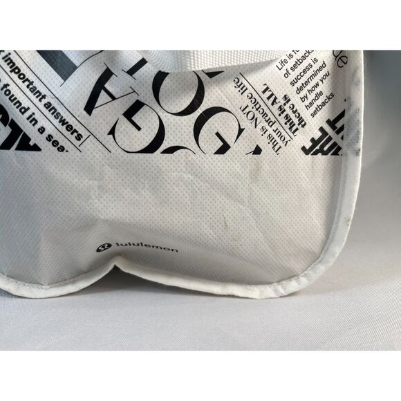 Lululemon Pair of Reusable Bags Black White - Picture 5 of 6
